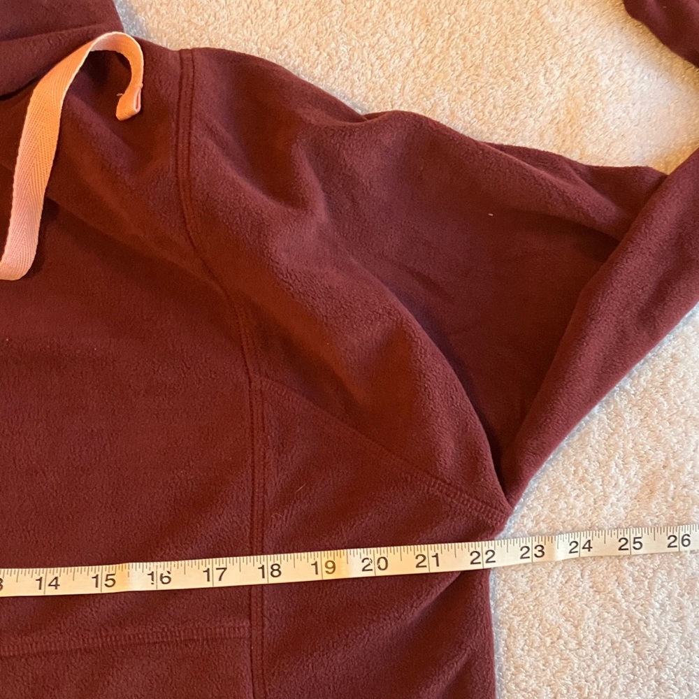 Ocean + Coast Maroon Fleece Pullover - Picture 5 of 6